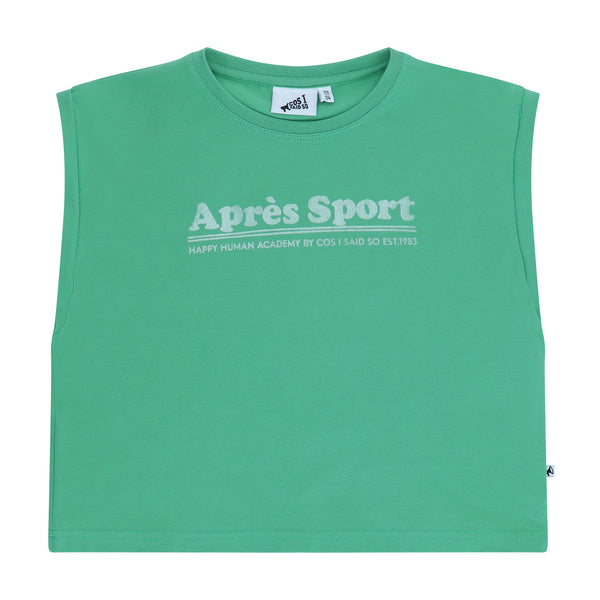 organic-cotton-t-shirt-boxy-tee-sleevleless-top-apres-sport-sportswear-Cos_I_Said_So