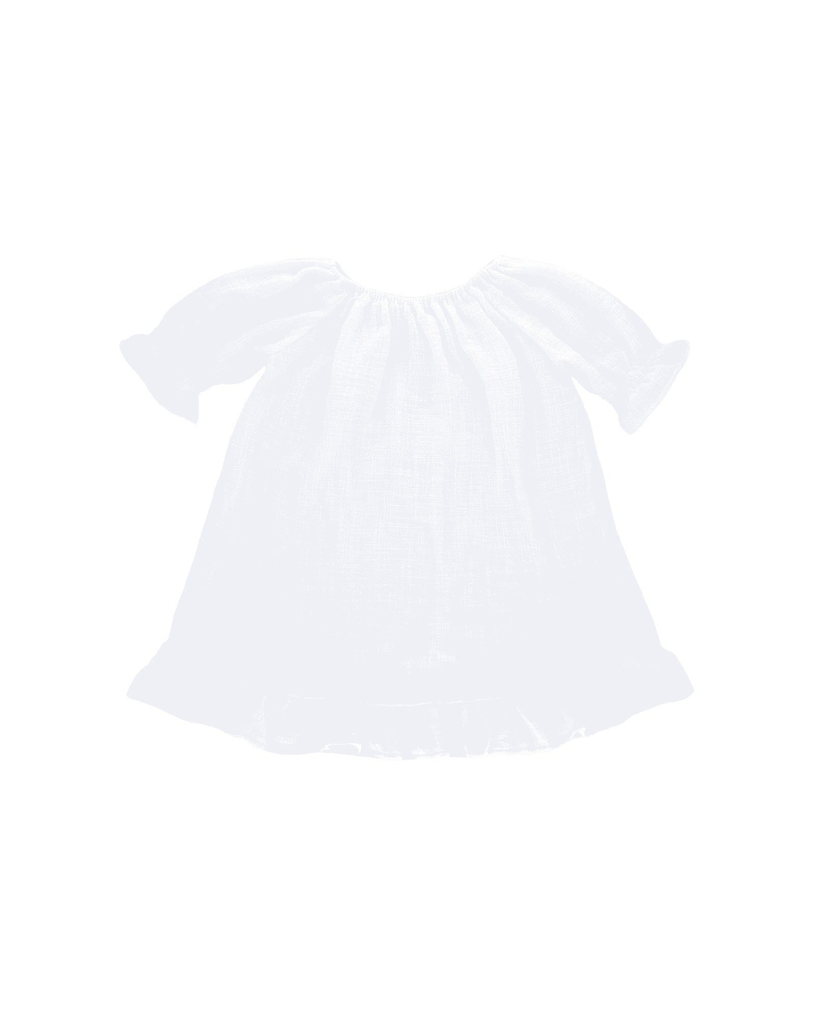 Dress by Les Vedettes in Linen Baby Cotton. The dress comes in the colour White.