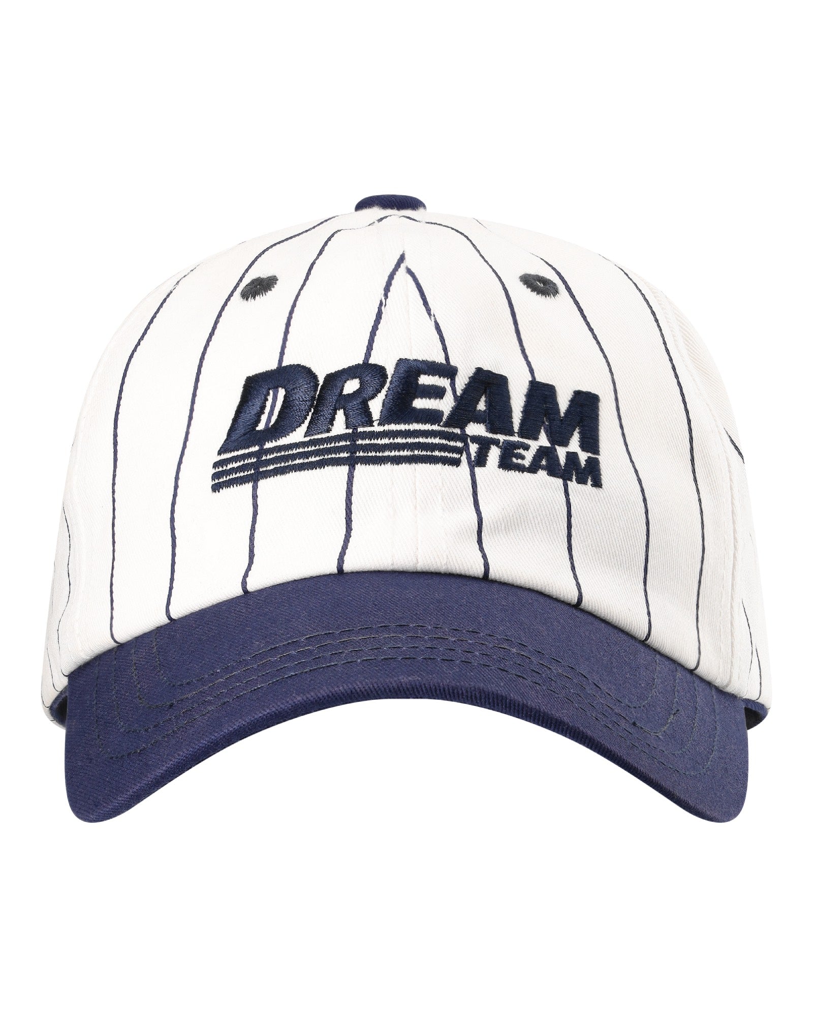 dream team cap in pin stripes dark blue on withe by cos I said so