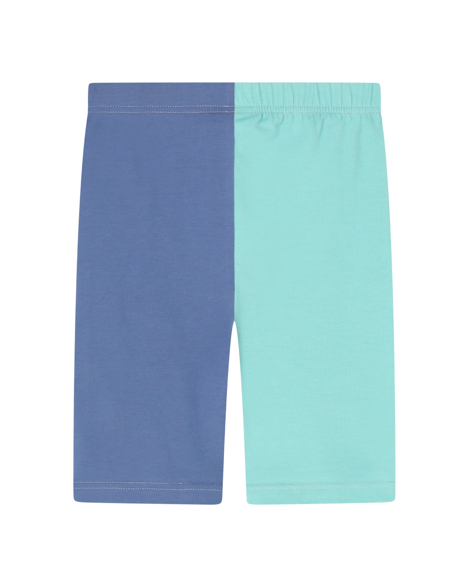 bike shorts in colour block organic cotton by cos I said so - back side