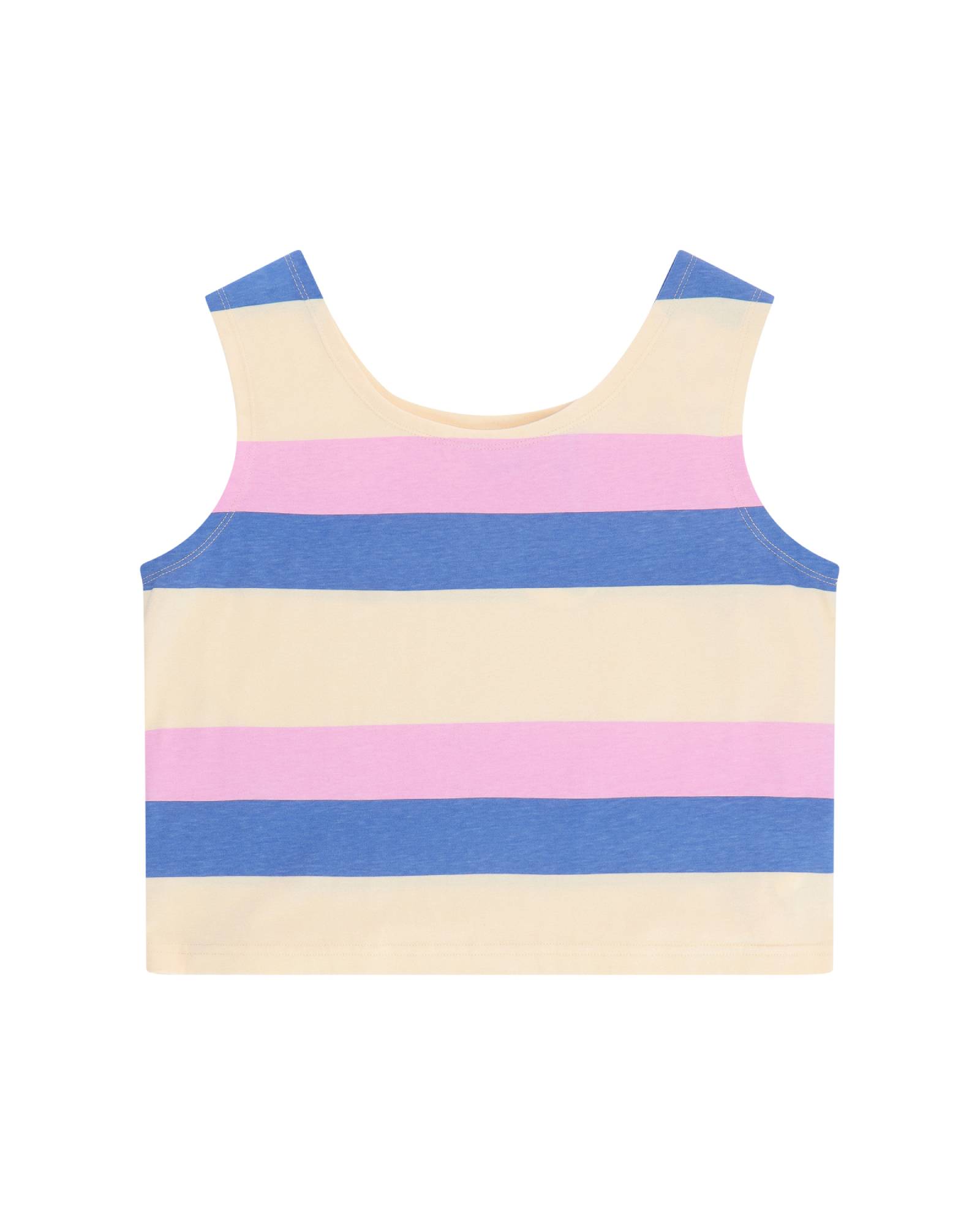 girls striped tank top by Cos I Said So in high quality organic cotton