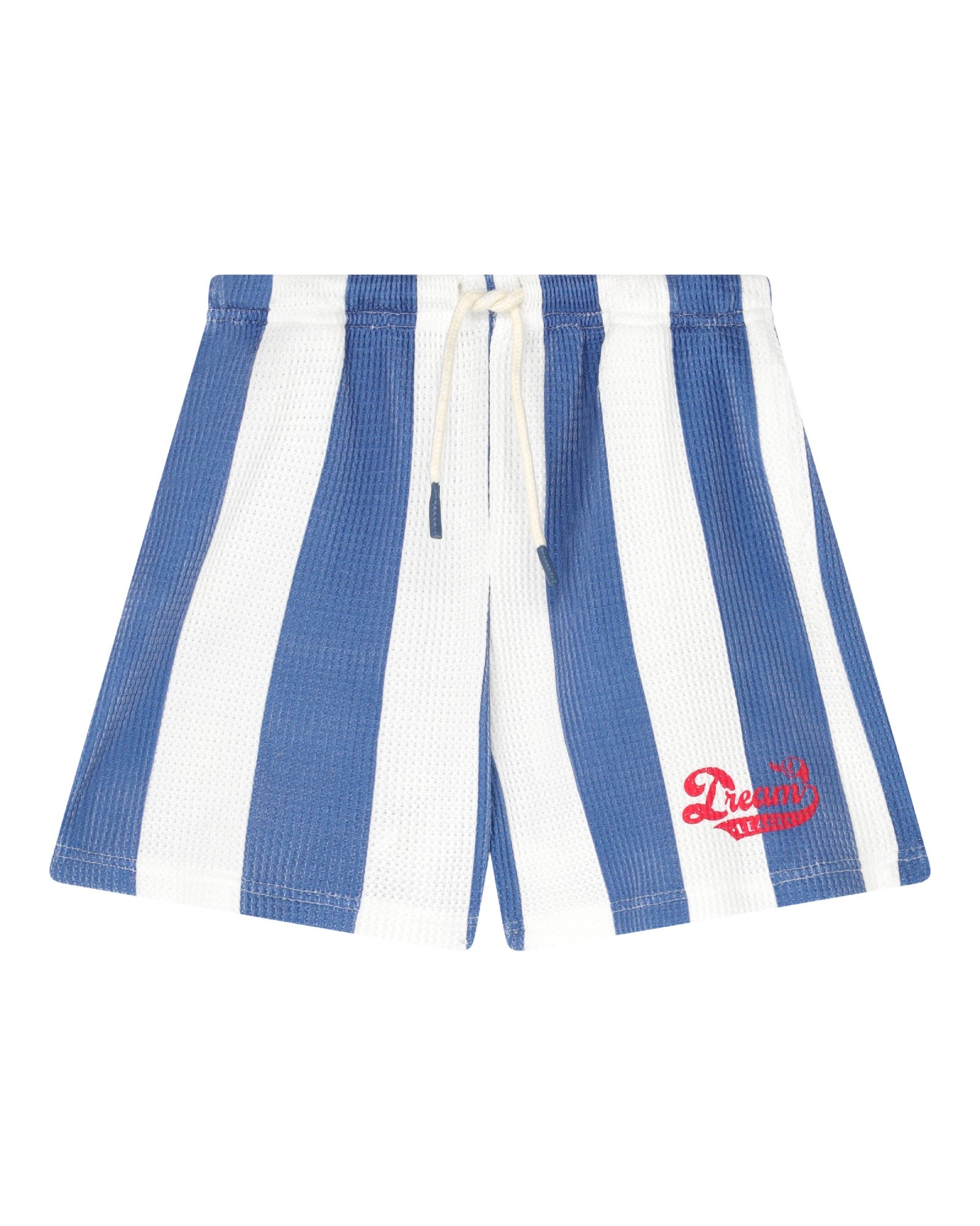 boys shorts in organic cotton piqué in bold bijou and white stripes by cos I said so