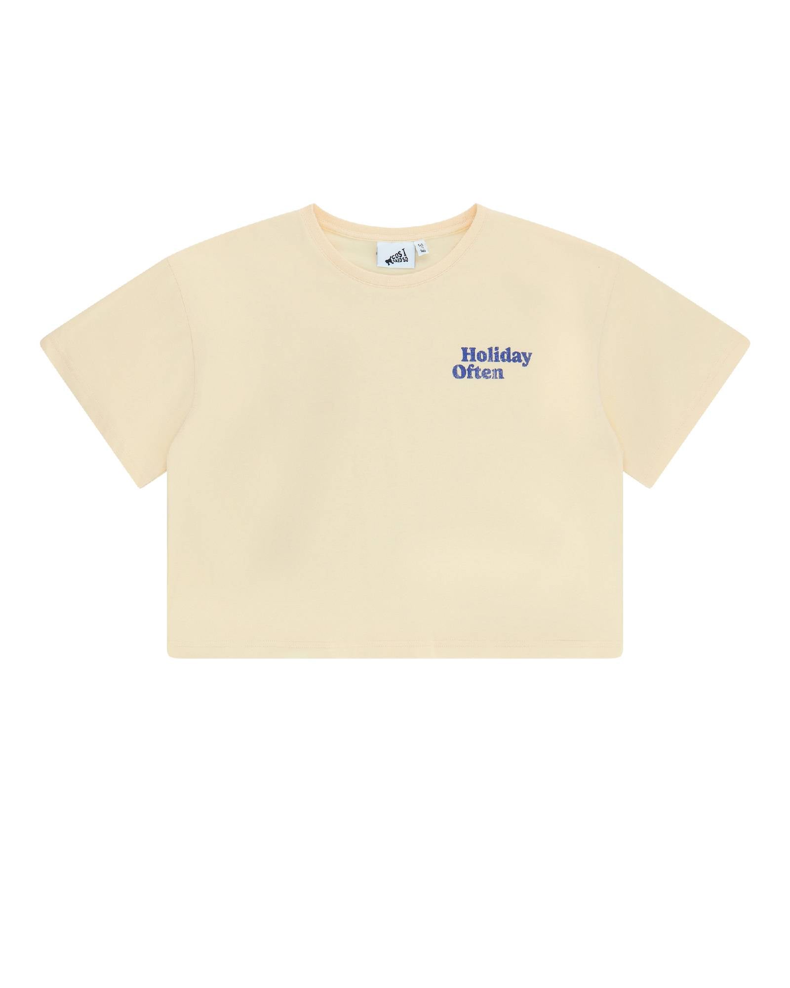 crop tee holiday often in cannoli by cos i said so