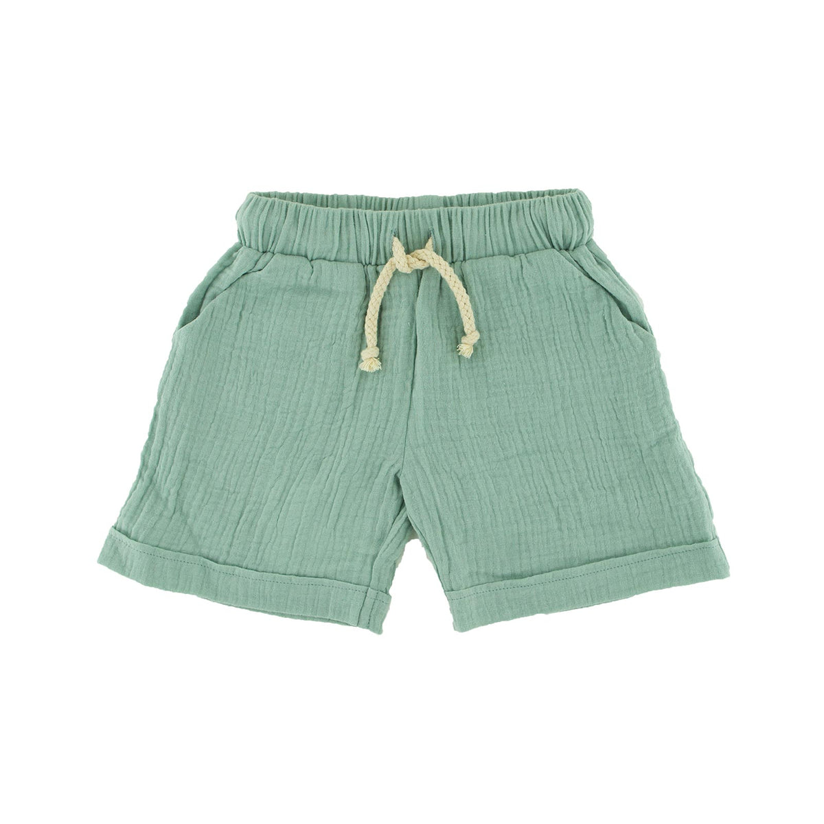 boys shorts Julian in sage green by Les Vedettes