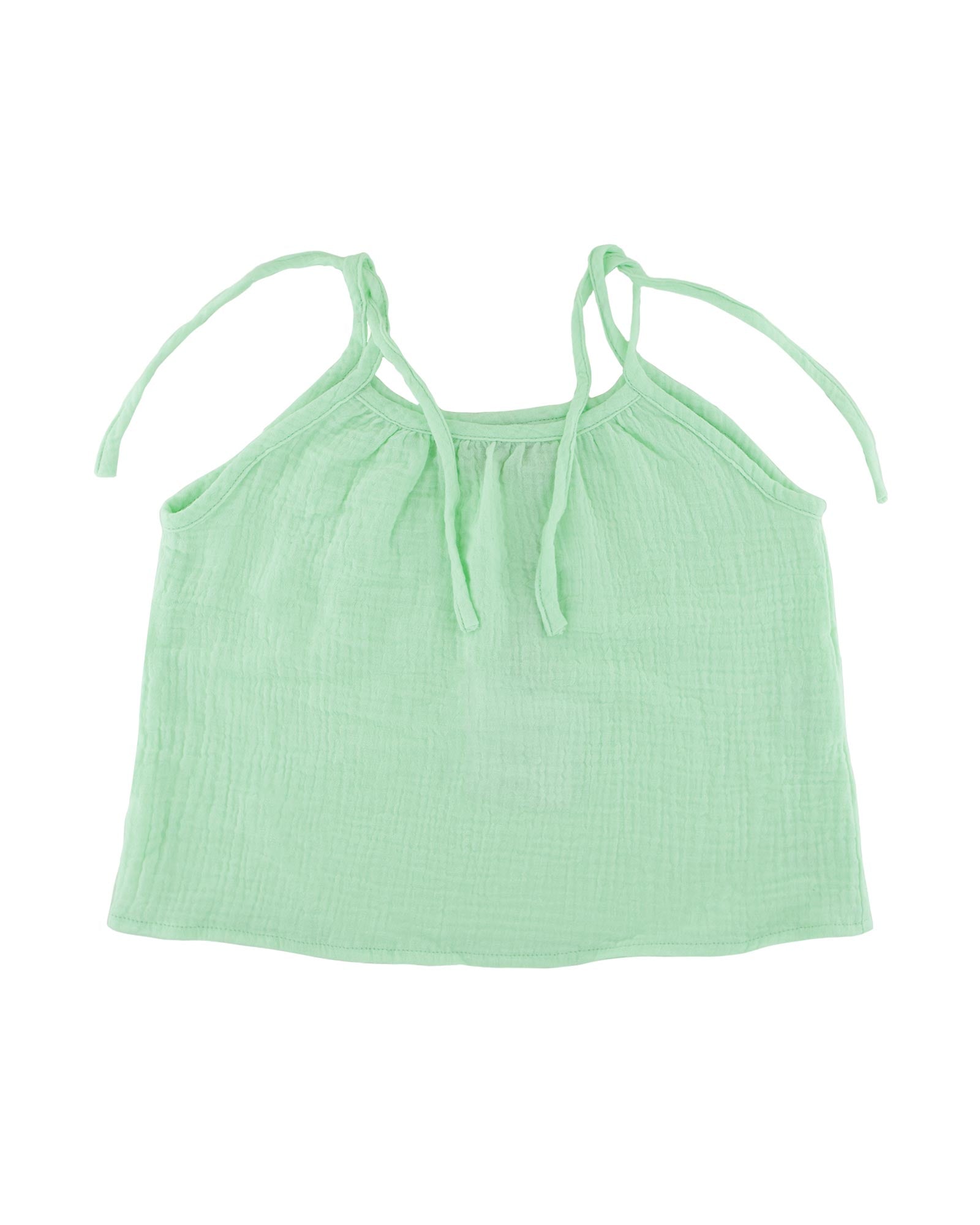 Miu top by Les Vedettes in the color mint in high quality muslin cotton