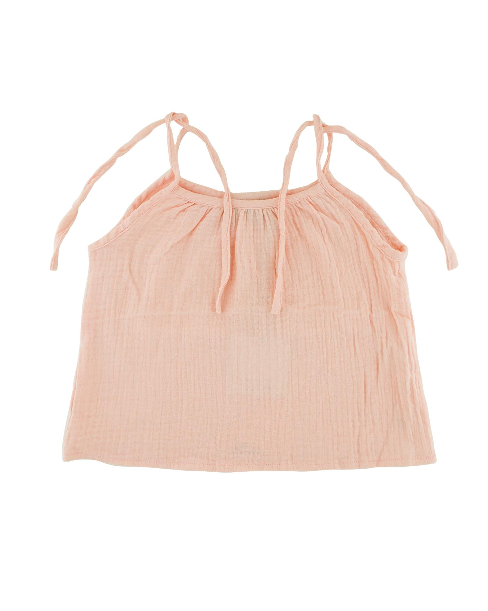 Miu top by Les Vedettes in the color peach in high quality muslin cotton