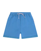 Boys Jog Shorts by Cos I Said So in the color Granada Sky comes in Organic Cotton.