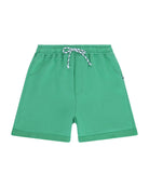 Boys Jog Shorts by Cos I Said So in the color Spruce Green.