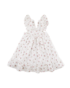 Girls Dress by Les Vedettes in high quality Muslin Cotton. The dress is shown in Wildflower.