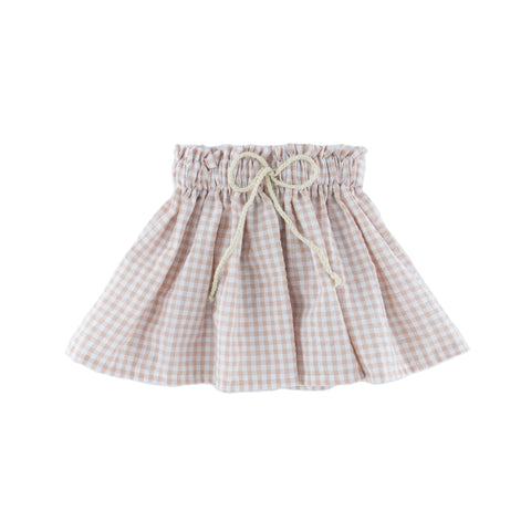 Sienna skirt - checkered soft pink