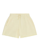girls cut off jog shorts in cornhusk by Cos I Said So in high quality organic cotton