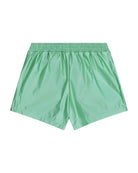 girs Shorts by cos i said so in the fabric vegan leather in the color lime green.