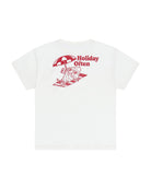 unisex t-shirt by cos i said so in high quality organic cotton in white with a red graphic holiday often on the back