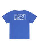 unisex t-shirt by  Cos I Said So in high quality organic cotton in ulramarine blue  with voyage voyage on the back