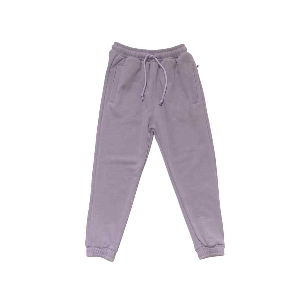 baby kid jog pant lavender purple organic cotton