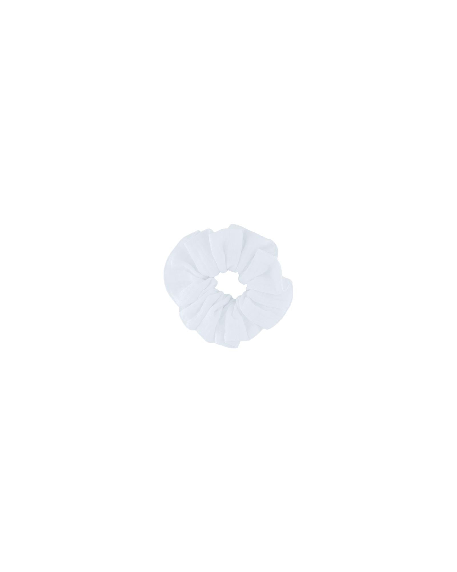 scrunchie by Les Vedettes in white muslin cotton