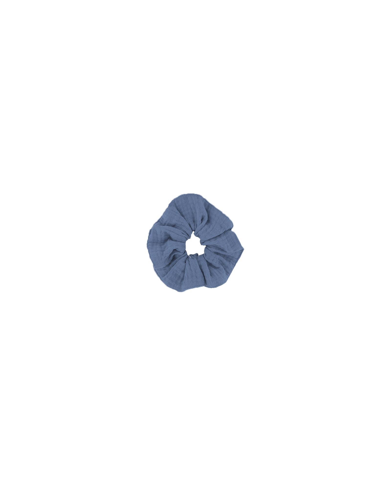 scrunchie small by Les Vedettes in cloudy blue muslin cotton