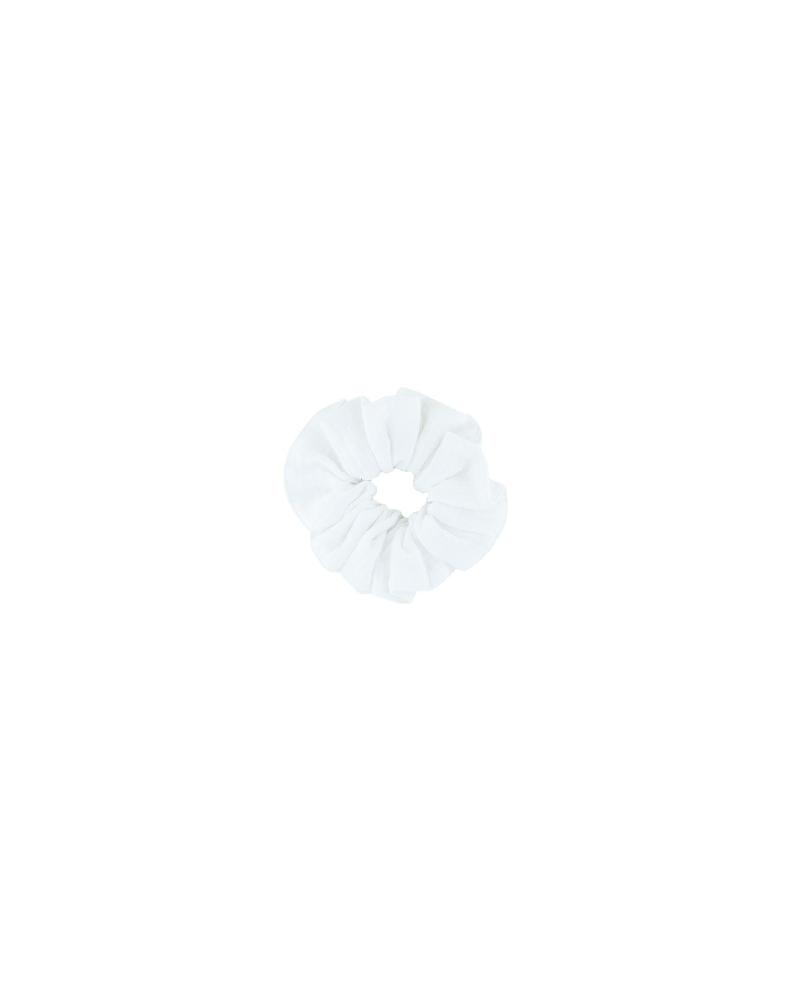 scrunchie small by Les Vedettes in white muslin cotton