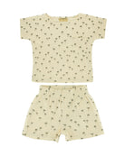 unisex set palms by Les Vedettes in muslin cotton