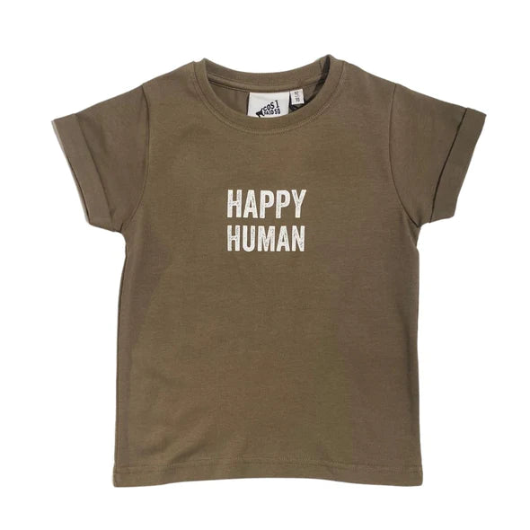 T-SHIRT - HAPPY HUMAN - CAPERS
