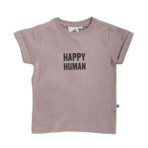 T-SHIRT - HAPPY HUMAN  - CLOUD