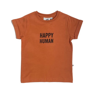 T-SHIRT - HAPPY HUMAN - SPICE